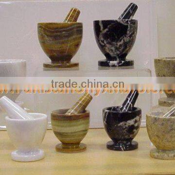 MARBLE MORTAR AND PESTLE HANDICRAFTS photo-5