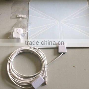 2015 Wholesale Amplified Indoor Digital TV Antenna Ultra-thin 50 Miles Range HD High Gain Flat Antenna Amplified TV Antenna photo-2