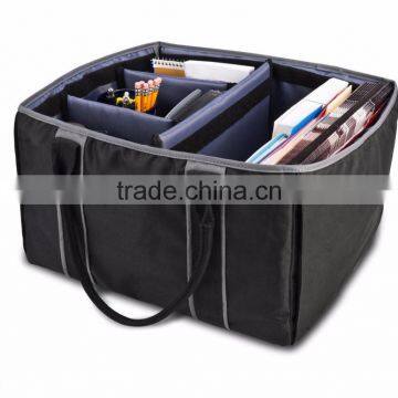 Black File Tote for car car trunk organizer box