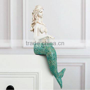 Resin Flash Powder Mermaid Statue Sale photo-3