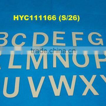 Cutting Wood Letter and Numbers