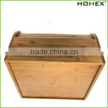 Bamboo Large Storage Box for Bread/ Bread Box Homex-BSCI photo-2