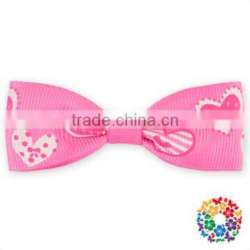 100% Polyester Green White Little Girl Hair Bow Clip One Size Fit Most photo-4