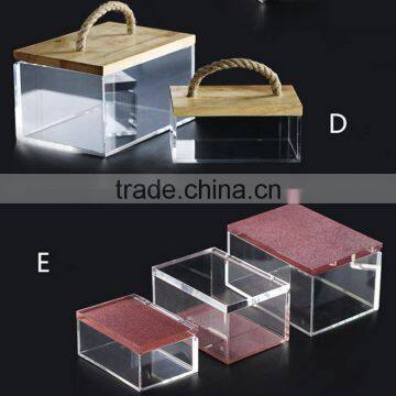 Hot!!!Wholesale Acrylic Jewelry Box Custom Logo