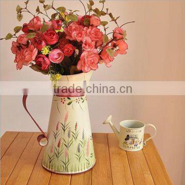 Galvanized Metal Garden Decoration Water Flower Jug/pot