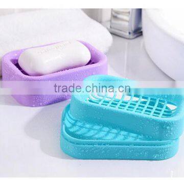Plastic Soap Dish With Drain Soap Case photo-3