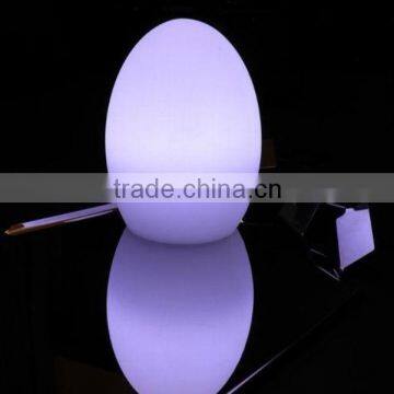 PE Material Rechargeable Led Used Table Light / High Quality RGB Full Color Changing Egged Shaped Led Table Lamp photo-2