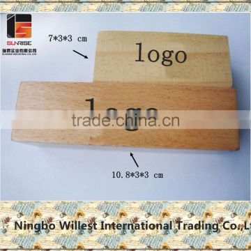 Wooden base for chalkboard,high quality menu holder wood base