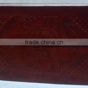 Handmade Vintage Strip Closer Embossed Leather Photo Album