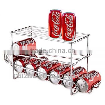 Chrome Metal Beverage Can Drink Dispensers