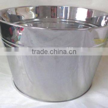 Large size party ice bucket, metal ice bucket stainless steel ice bucket