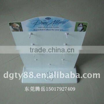 Promotional plastic display rack