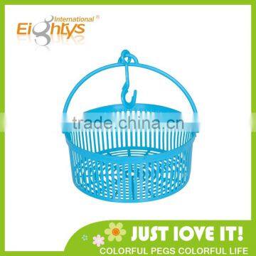 New laundry storage basket with handle and hook plastic basket