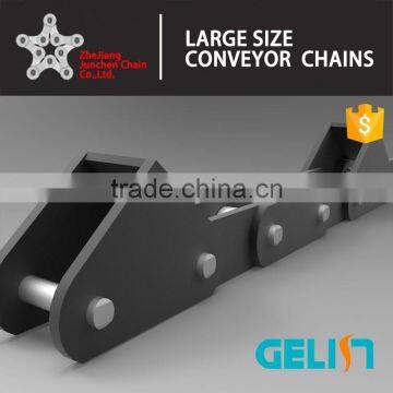 heat treatment conveyor agricultural chain with attachment