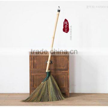 BAMBOO HANDLE SOFT GRASS BROOM photo-3