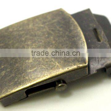 Antique Brass 1-1/2" Stamping Steel, Hot Sale Garment Cloth Metal Stamping Steel Military Belt Buckle With Tip photo-5