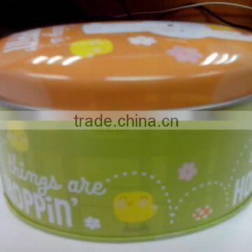 Accept Customized Printing Oval Metal Box photo-4