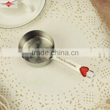 ZY-L1031 New Fashion Solid Sturdy 4pcs Kitchen Stainless Steel Measuring Cup Set photo-4