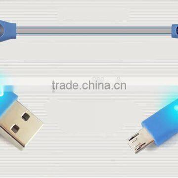 1M cable micro USB with led