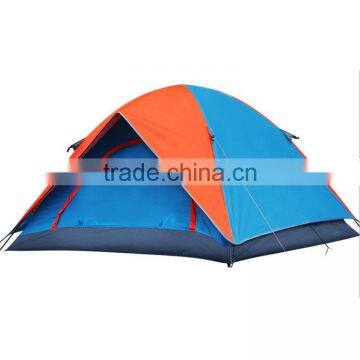 outdoor camping double layer 3-4 person family water proof tent