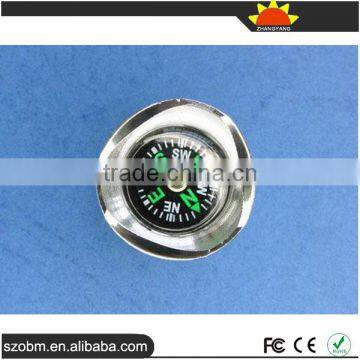 12 Led Flashlight Torch With Compass,3xAAA Battery Aluminum Alloy Led Flashlight photo-5