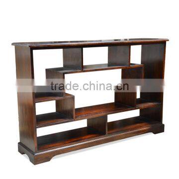 Bookcase Iberia Walnut Teak Wood Furniture photo-2