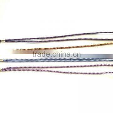 Two Color Round Jacquard Cord Lanyard Wholesale