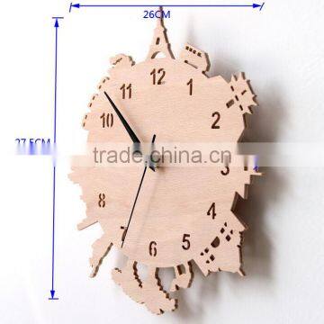 Wooden LED Digital Desk Digital Alarm Clock photo-2