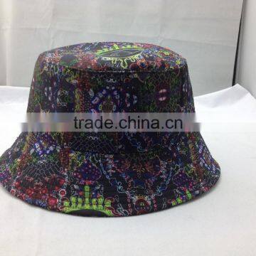 Cheap Cool Custom Printed Mens Floral Bucket Hats and Caps photo-3