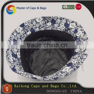 Fashion High Quality Bucket Hat of Floral Fabric photo-5