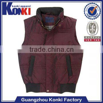 wholesale custom sleeveless fancy vest for men