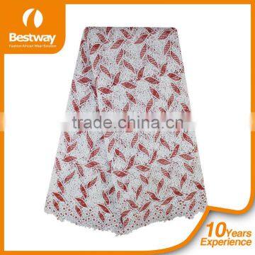 Factory Wholesale African Heavy Lace Fabric CP0035-1 African Guipure Lace Fabric For Party photo-3