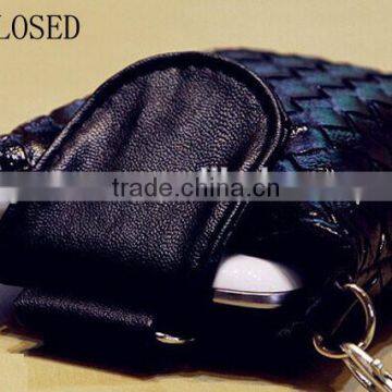 New Braided Popular pu Cell Phone Pouch for Mobile Money Credit Card photo-5