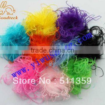 Wholesale Cheap Artifical Colorful Ostrich Feather Curly Boas for Sale photo-2