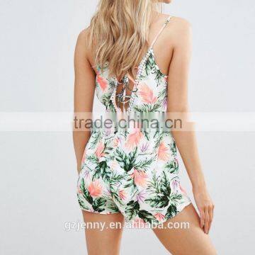 Custom Women Summer Flora Sublimation Printing Bikini Beachwear photo-2
