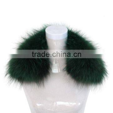 Myfur Wholesale Customized Short Raccoon Fur Neck Collar