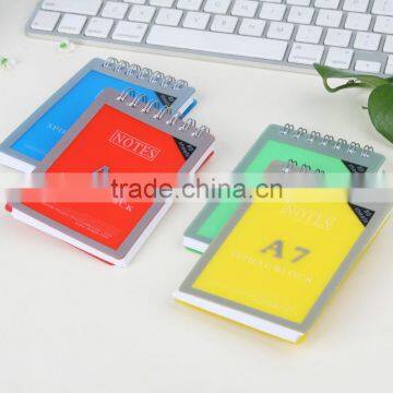 A7,A6,A5,B5 PP cover notbeook wire-o binding writing pad customizable memo pad