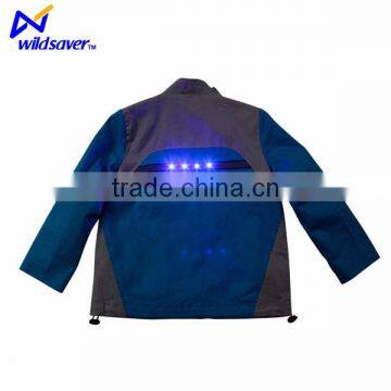 Cotton Traffic Roadway Safety Reflective Led Glow Child Jacket photo-5