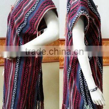 Hill Tribe Woven Dress Vintage Thai Antique Clothing Women Karen