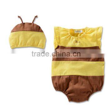 Factory Supply New Fashion Funny Baby Girl Boy Rompers w/ Hat Newborn Clothing Set photo-4