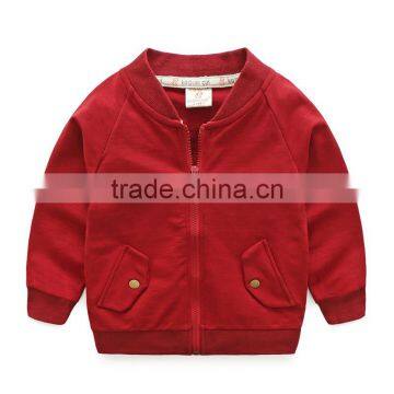 100% Cotton Zipper Boys Coat Kids Clothes Children photo-2