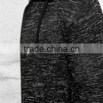 2016 Chinese B2B Clothing Supplier Fashion Custom 100%Cotton Long Sleeve Zipper Up Without Hood Fleece Different Hoodies photo-3