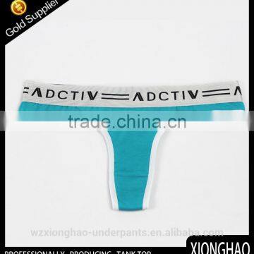 Custom Make Sexy Colorful Cotton Thong Women Underwear for Australia Market photo-2