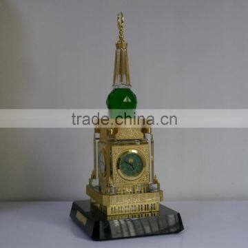 Wholesale High Quality Crystal Makkah Clock And Mecca Clock Tower With Ramadan Gift photo-4
