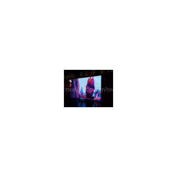Rental SMD P10 Curtain LED Display Board With Double Strip , Lightweigh