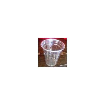 460ml PET Disposable Plastic Cups Slender For Ice Coffee , Cold Drink