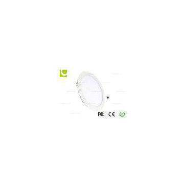 White Round IP20 9W LED Recessed Downlight Dimmable With PWM Dimming