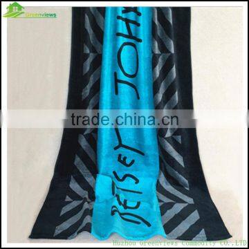 China Custom Printed 100% Cotton Sports Towel Fitness Personalized Gym Towel