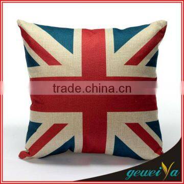 Cotton Linen England Flag Printing Stadium Seat Cushion