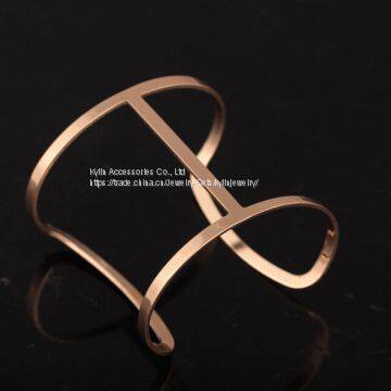 Fashion Jewelry T Bar Open Bangle photo-3